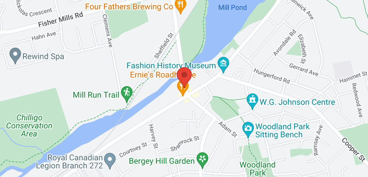 map of 10 -  408 Guelph Avenue